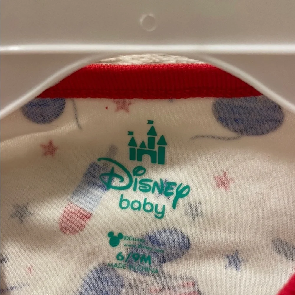 Disney Mickey Mouse Baby Patriotic Footies